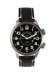 ZENO-WATCH BASEL 8575-a1   Pilot Oversized Alarm Automatic