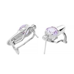 Stříbrné náušnice se zirkony 8242 - SER.8242