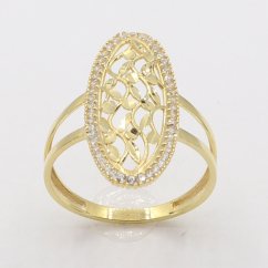 Zlatý prsten AZ3378, vel. 57, 2.35 g