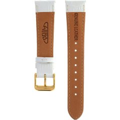 Kožený řemínek na hodinky  PRIM RB.15831.22 (white 18 mm) - 13045