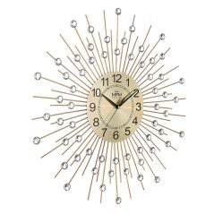Designové paprskové nástěnné hodiny s tichým chodem MPM Noore - B - E04.4497.80