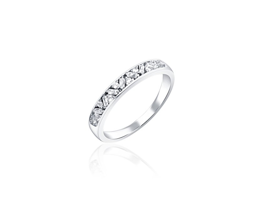 Stříbrný prsten JVD SVLR0515XH2BI56