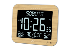 Digitálne rádiom riadené hodiny s českým dňom v týždni JVD DH9362.2