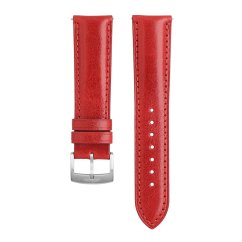 Kožený řemínek na hodinky PRIM RB.15909 (22 mm) - červený - RB.15909.2220.2020
