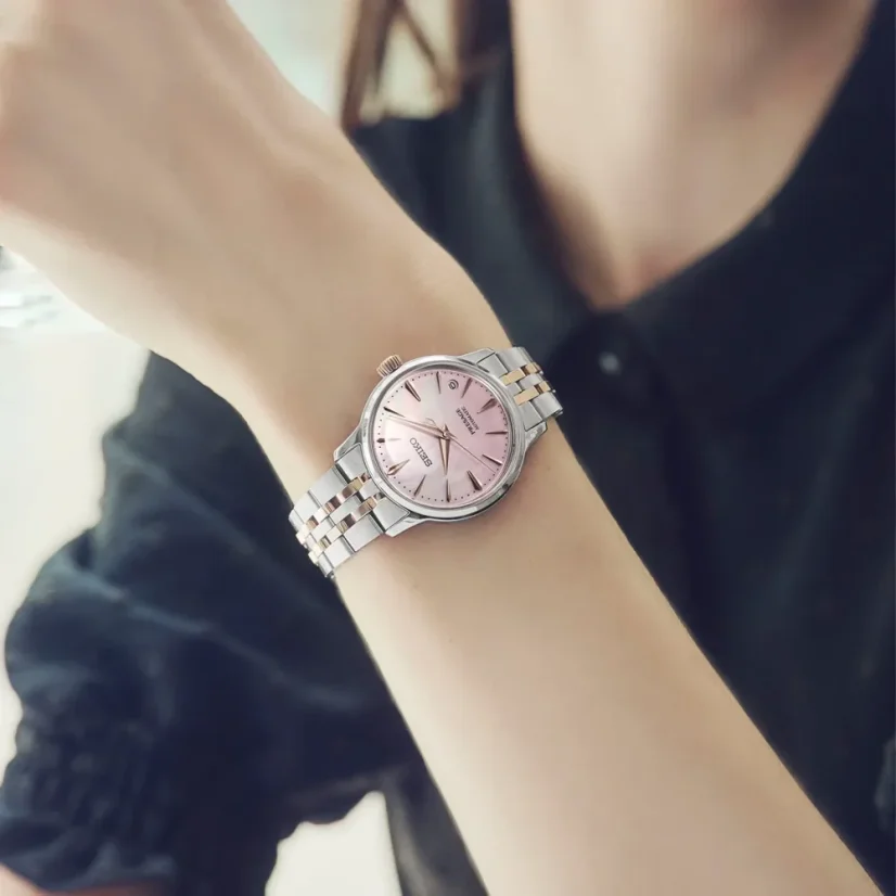 Seiko Presage Cocktail Time Sakura Aviation Limited Edition SRPM06J1