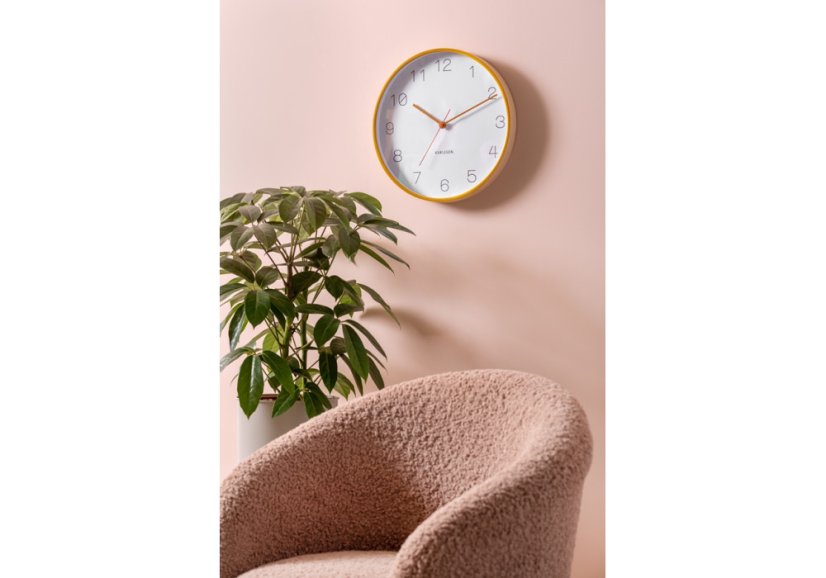 Dizajnové nástenné hodiny 5926YE Karlsson 40cm