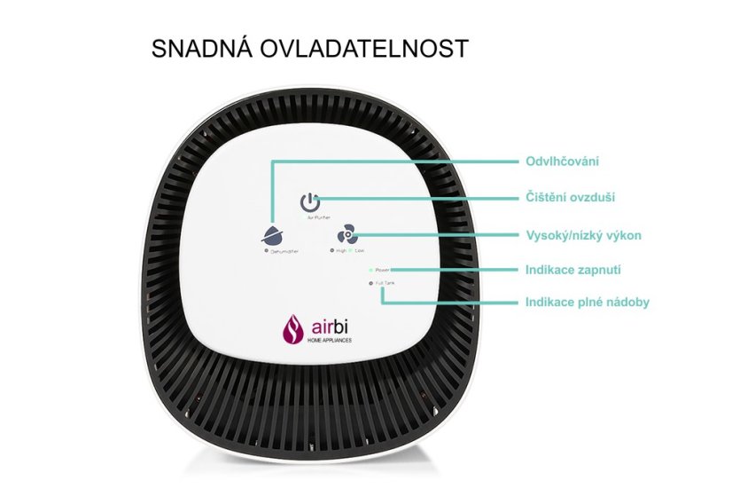 Odvlhčovač a čistič vzduchu Airbi SPONGE