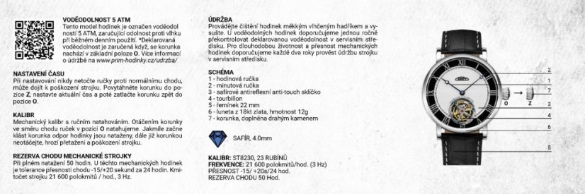 PRIM Tourbillon Bedřich Smetana - B - W91P.13234.B