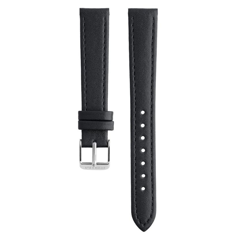 Kožený remienok na hodinky PRIM RB.13256 (14 mm) - čierny - RB.13256.1412.9090