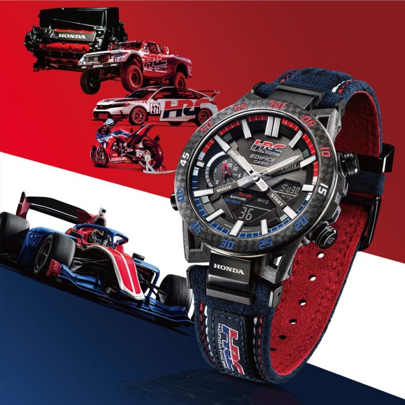 CASIO ECB-2000HR-1AER Edifice Sospensione Honda Racing Collaboration
