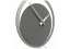 Designové kyvadlové hodiny 11-010 CalleaDesign Eclipse 51cm (více barevných variant) Barva zelené jablko-76 Dýha wenge - 89