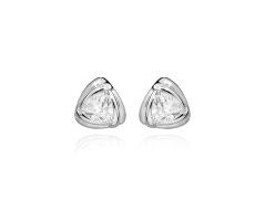 Strieborné náušnice so zirkónmi JVD SVLE0343SH8BI00