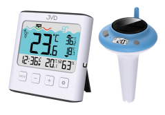 Digitálny bazénový teplomer s vonkajším čidlom JVD T777
