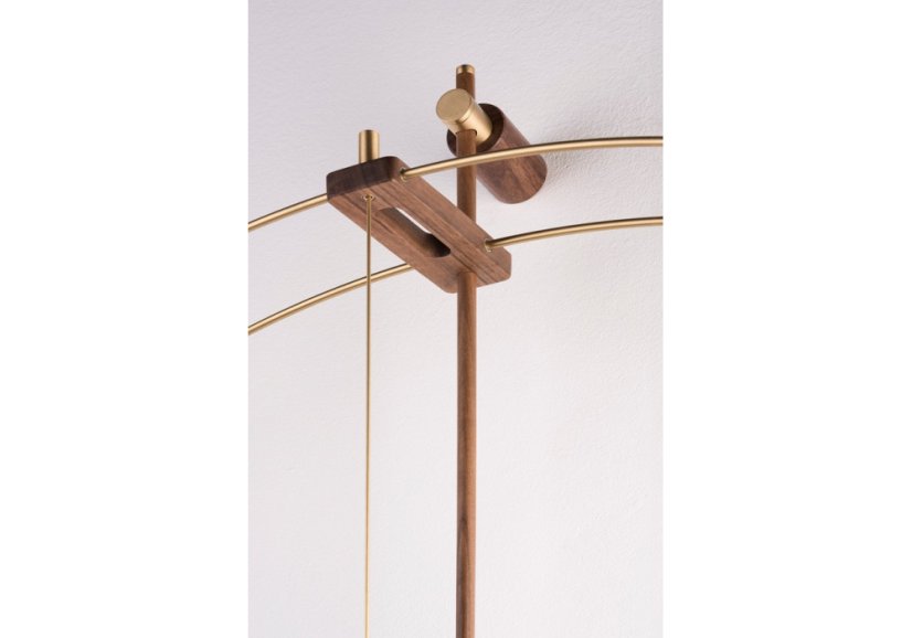Designové nástěnné hodiny Nomon Barcelona Premium Gold 103cm