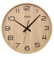 Designové nástěnné hodiny 5522 AMS řízené rádiovým signálem 40cm