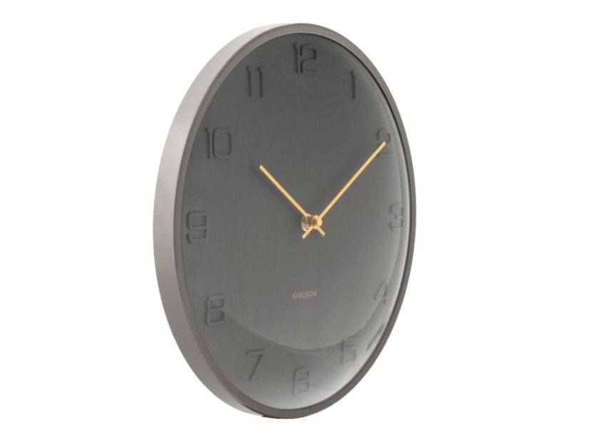 Dizajnové nástenné hodiny 6084GY Karlsson 31cm