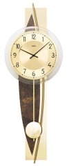 Dizajnové nástenné kyvadlové hodiny 7453 AMS 67cm