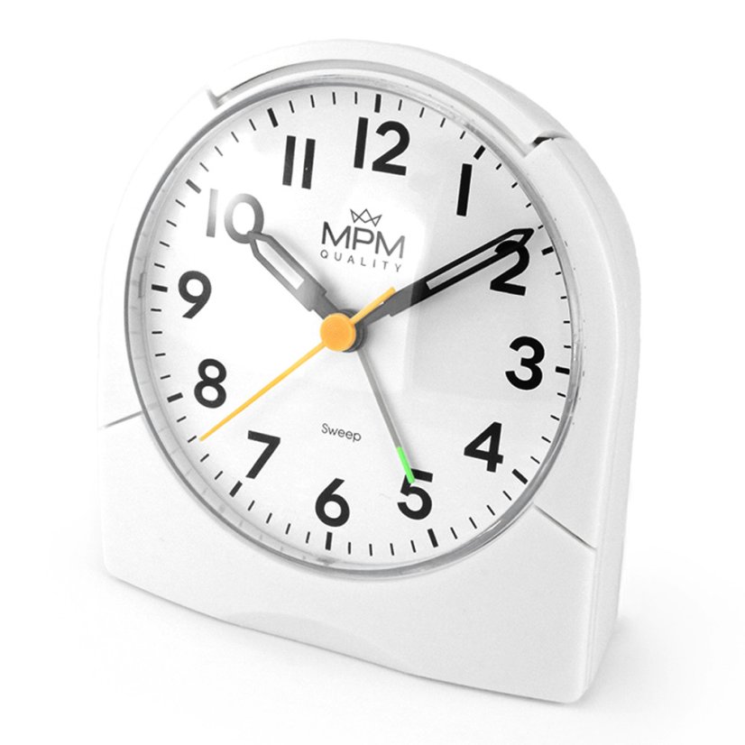 Budík s tichým chodem a led podsvětlením MPM C01.4054.00