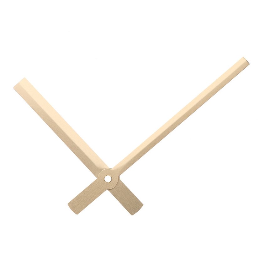 Kovové hodinové ručičky B21 (100 mm, 72 mm) - zlaté - Ručičky hodinové B21 pár zlaté