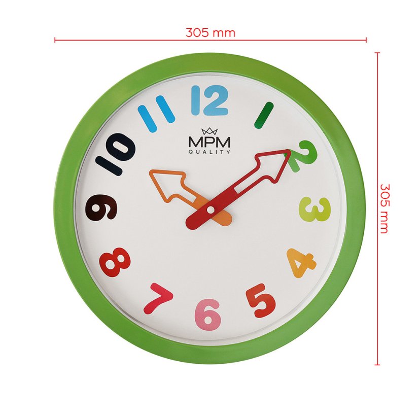 Nástenné detské hodiny MPM E01.4050.40
