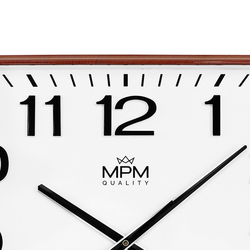 Nástenné hodiny s tichým chodom MPM Vinity - E01.4225.50