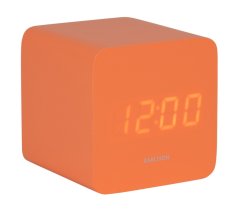 Dizajnové LED hodiny s budíkom 5982OR Karlsson 7cm