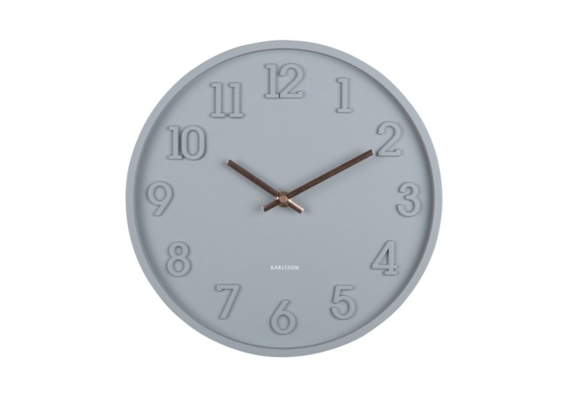 Dizajnové nástenné hodiny 6041GY Karlsson 30cm