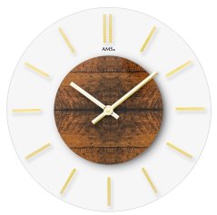 Designové nástěnné hodiny 9661 AMS 30cm