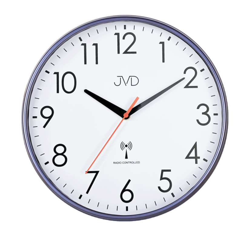 Rádiom riadené hodiny s tichým chodom JVD RH502.2