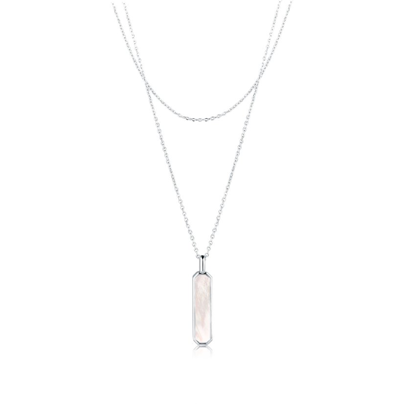 Stříbrný náhrdelník JVD SVLN0632X61P145