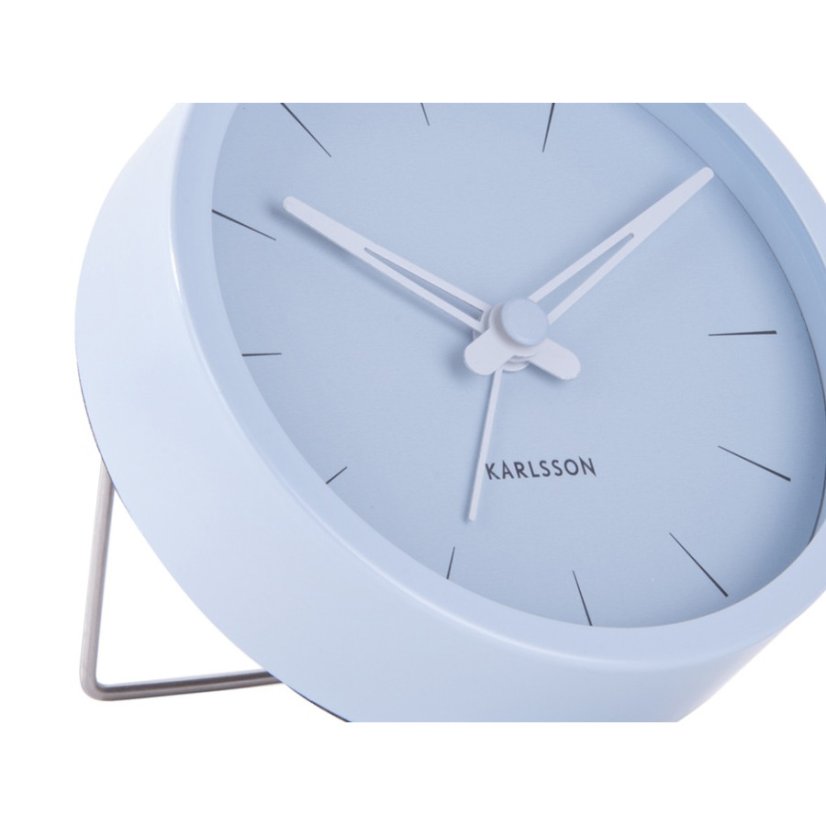 Dizajnový budík 5835BL Karlsson 9cm
