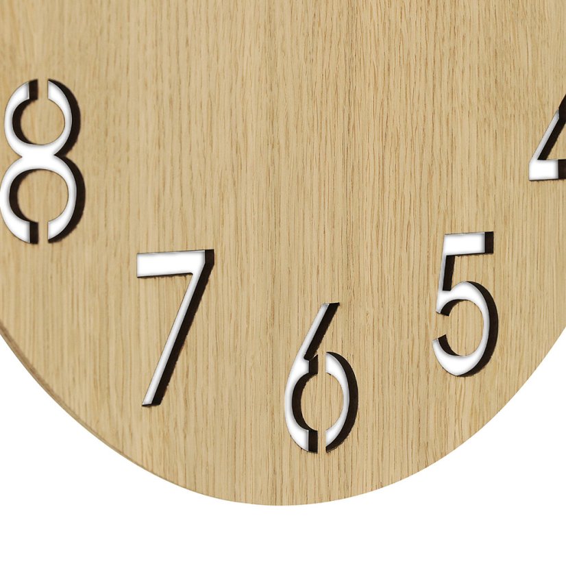 Nástenné hodiny s tichým chodom PRIM Authentic Veneer - B - E07P.4242.51