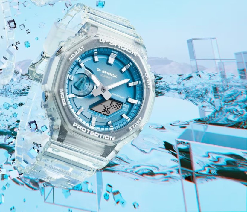 CASIO GA-2100BM-7A2ER G-Shock Bright Metallic Dial Series