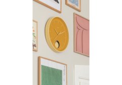 Dizajnové nástenné hodiny 6065YE Karlsson 40cm