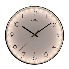 Nástenné svietiace hodiny s tichým chodom PRIM Sense - E01.4296.90
