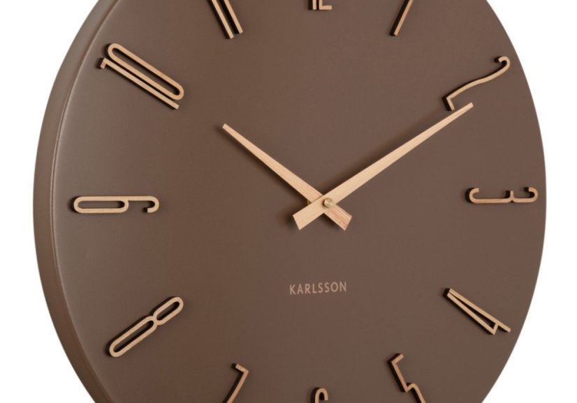 Dizajnové nástenné hodiny 6072BR Karlsson 40cm