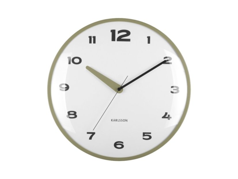 Designové nástěnné hodiny 6028GR Karlsson 40cm