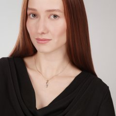 Zlatý prívesok so zirkónmi nekonečno ZP0442XJ80-9700 (585/1000) 0,97g