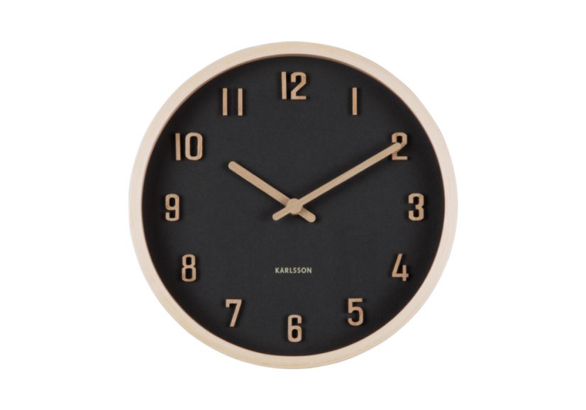 Dizajnové nástenné hodiny 6116BK Karlsson 22cm