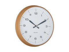 Dizajnové nástenné hodiny 6056YE Karlsson 30cm