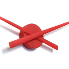 Designové nástěnné hodiny NOMON OJ červené 50cm