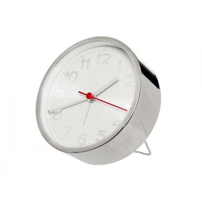 Dizajnový budík 5439WH Karlsson 10cm