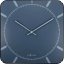 Dizajnové nástenné hodiny 3172 Nextime Michael Dome Blue 35cm