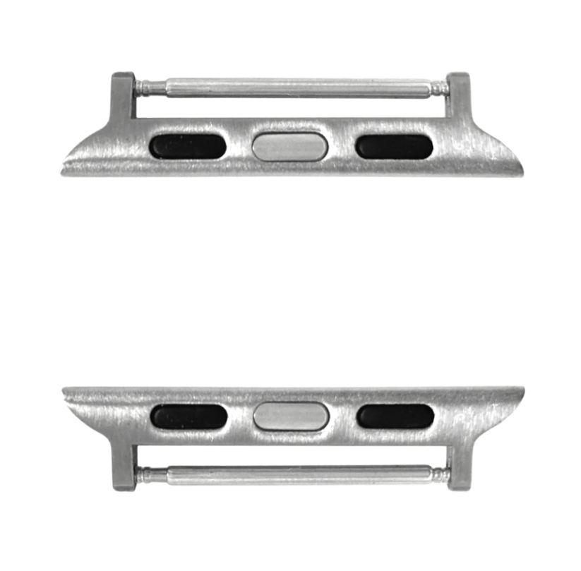LAVVU Stříbrné konektory pro APPLE WATCH 38-40 mm