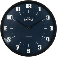 Nástenné hodiny s tichým chodom MPM Retro Since 1993 - B - E01.4206.30