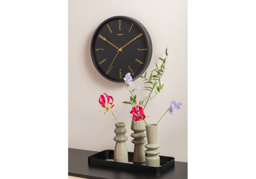 Dizajnové nástenné hodiny 5898BK Karlsson 35cm