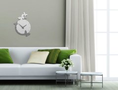 Dizajnové hodiny 50-10-3 CalleaDesign 62cm (viac farieb) Farba vínová červená-65 - RAL3003