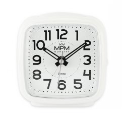 Budík s LED podsvícením a tichým chodem MPM  C01.3966.00