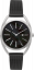 MINET Strieborno-čierne dámske hodinky ICON BLACK PEARL MESH