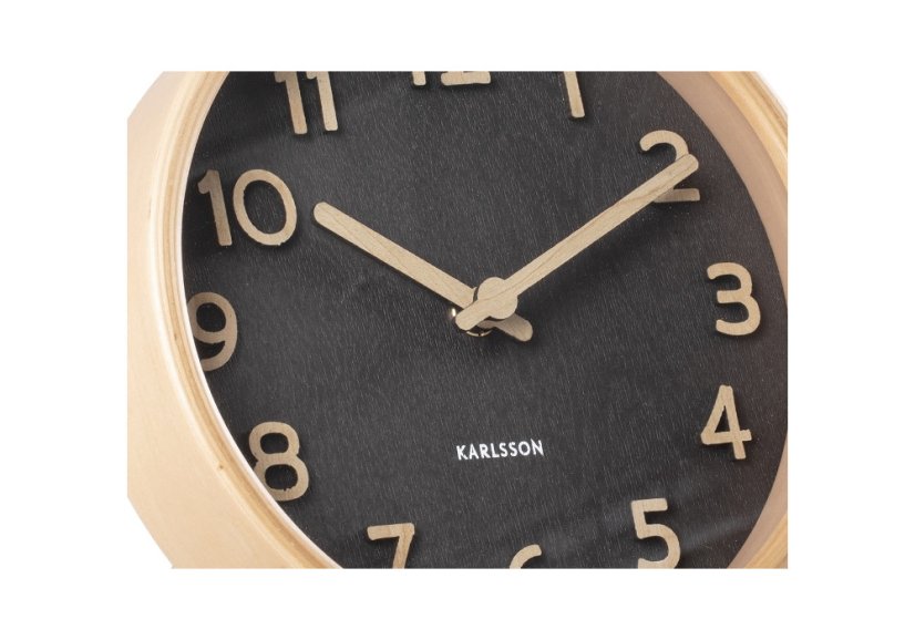 Dizajnové nástenné/Stolné hodiny KA5875BK Karlsson 18cm